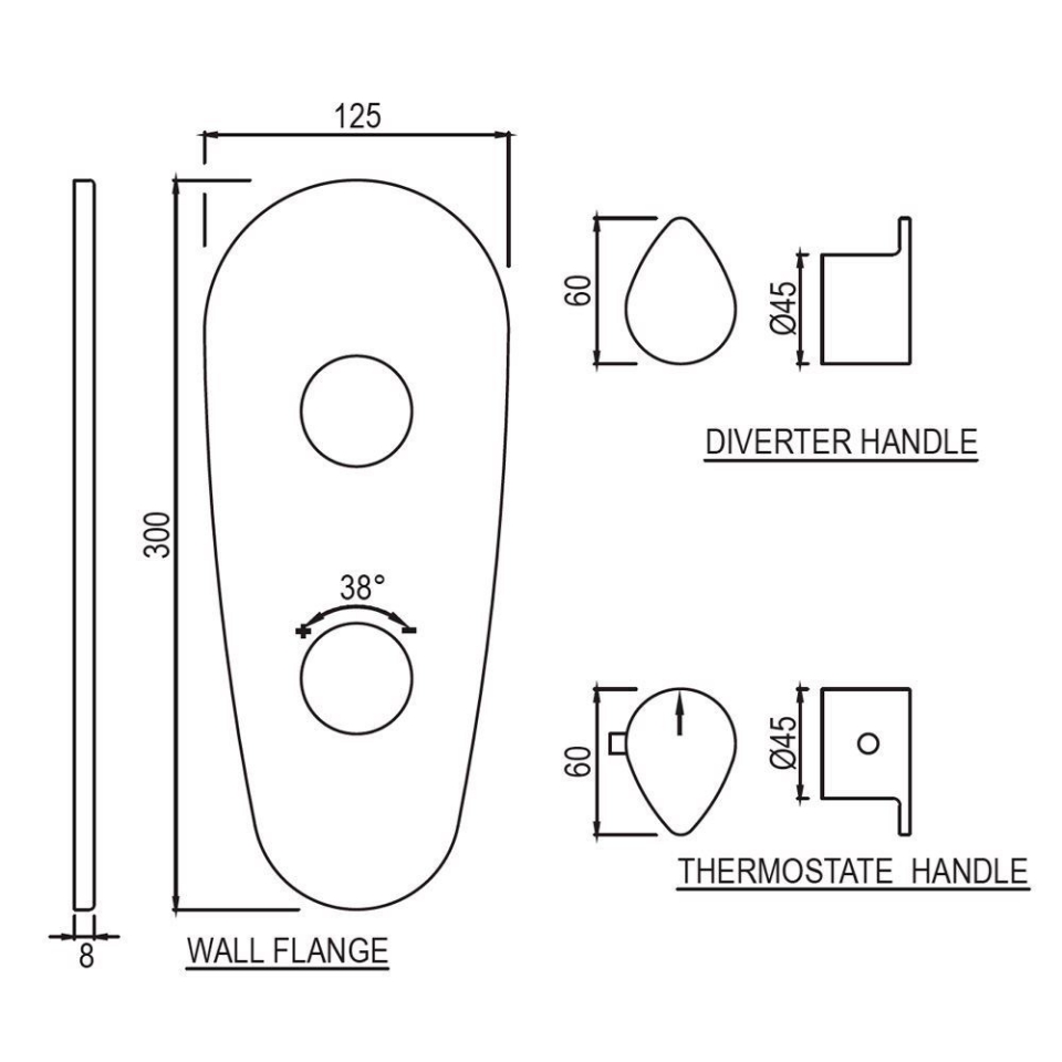 Vignette Prime Aquamax Thermostatic Shower Mixer Jaquar Global