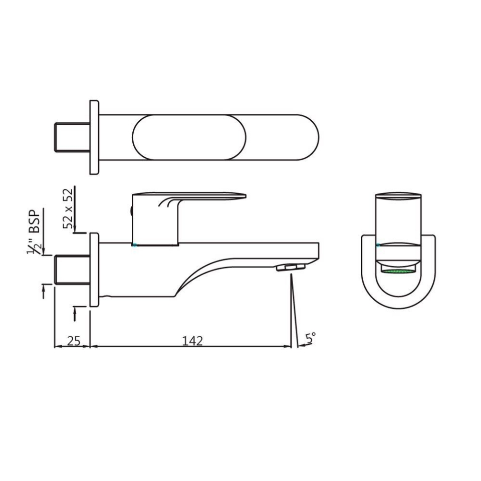 Opal Prime Bib Tap Designer Faucet With Flange Jaquar Global