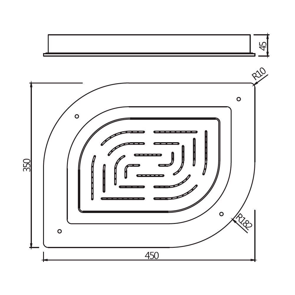 Showers Rain Showers Overhead Shower Ø150mm Round Shape Single Flow