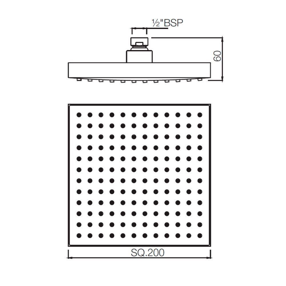 Showers Rain Showers Overhead Shower OHS35497 Jaquar Global