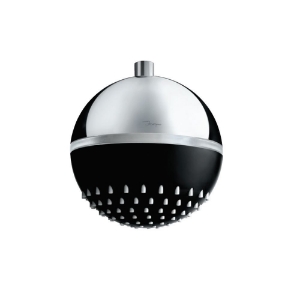 Picture of Douche de tête de forme circulaire à fonction unique à LED - Noir Mat
