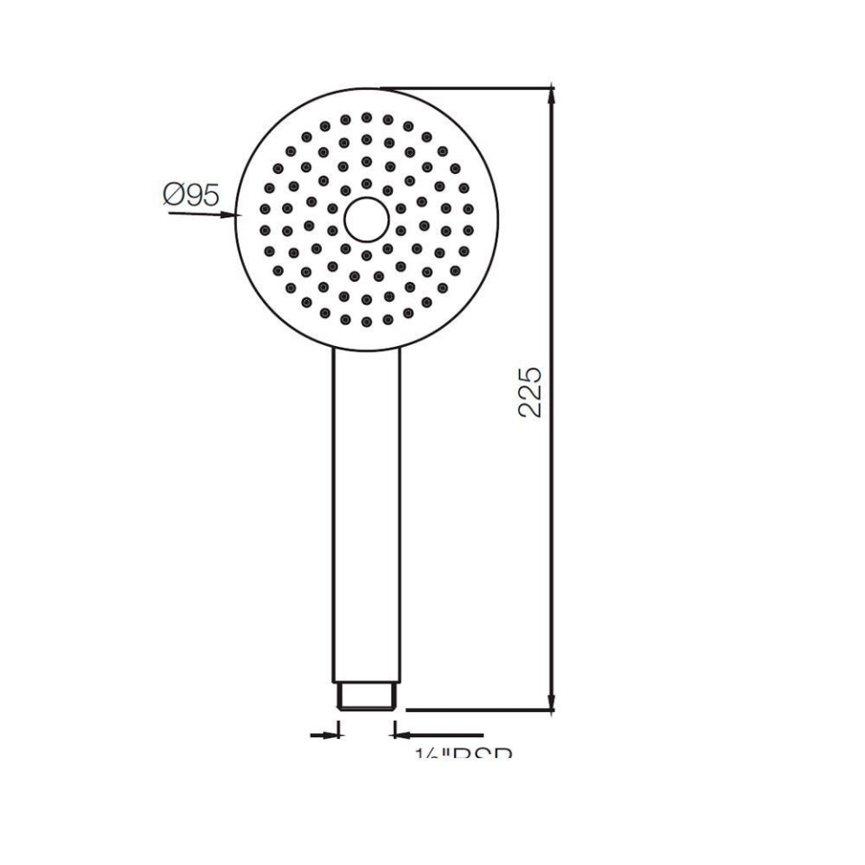 Showers Hand Shower Single Flow Hand Shower HSH1737 Jaquar Global