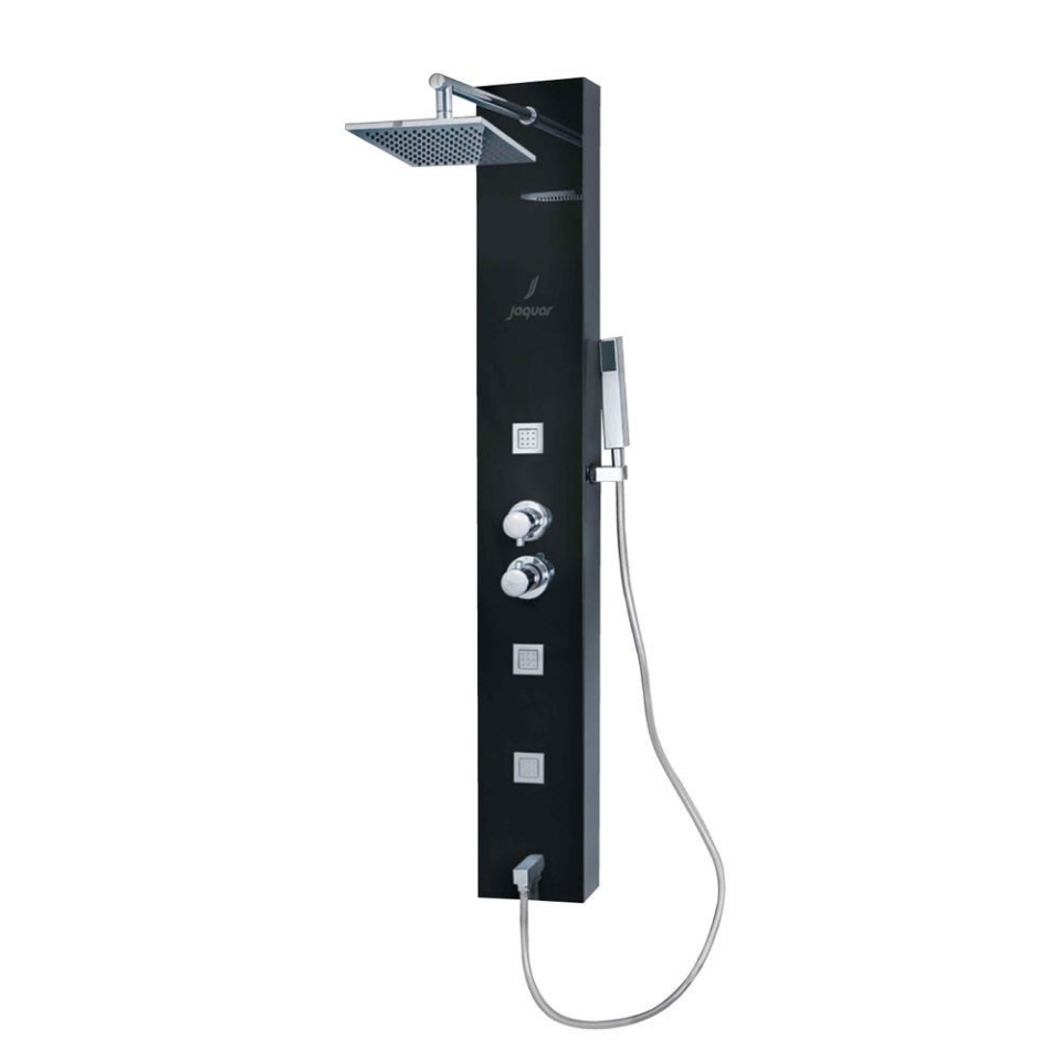 Black Thermostatic Diverter Shower Panel | Jaquar Global