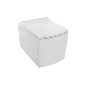 Picture of WC Suspendu sans bride avec installation invisible - Blanc mat