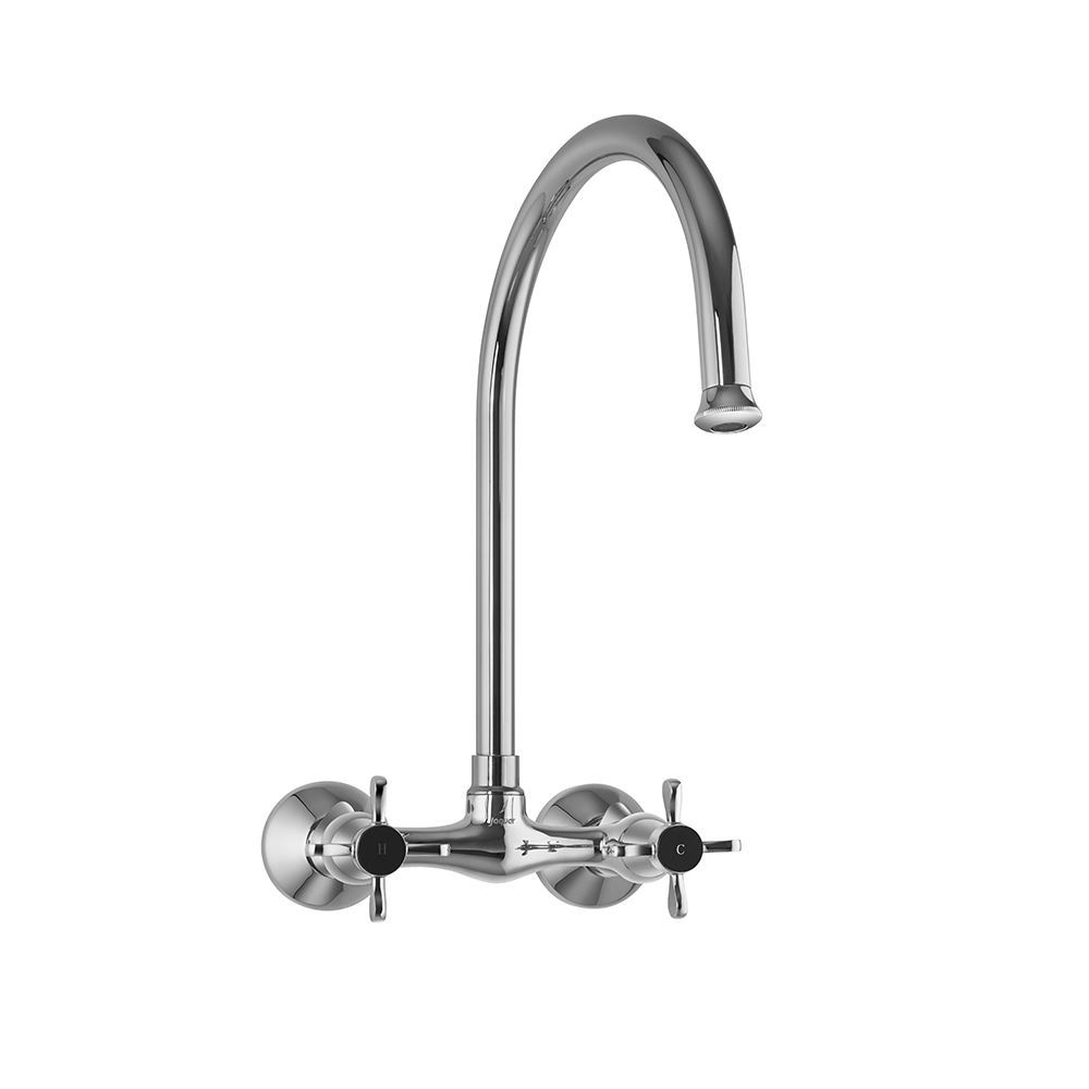 Queens Prime Two Levers Swivel Spout Sink Mixer Jaquar Global