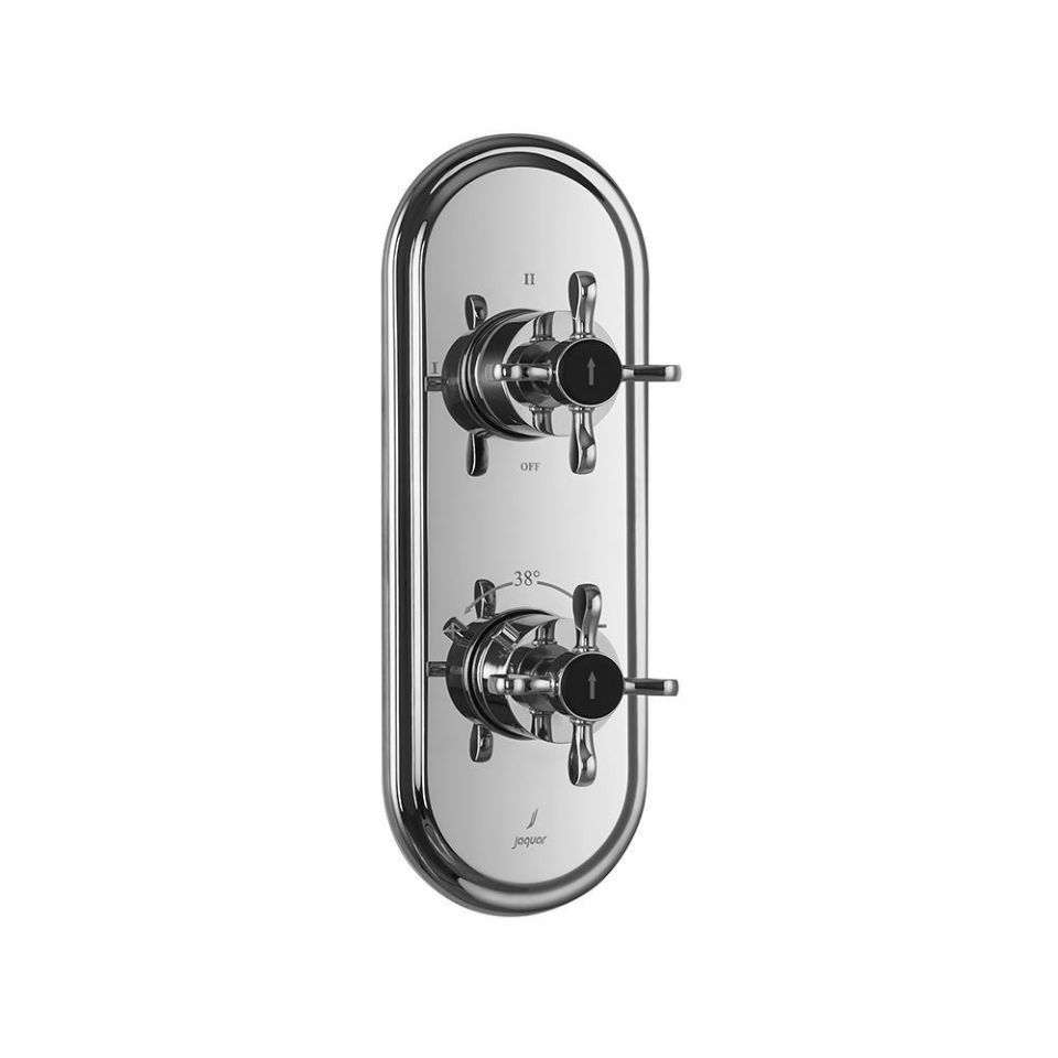 Picture of Kit de pièces exposées Aquamax de mitigeur thermostatique de douche avec inverseur à 3 voies - Chrome