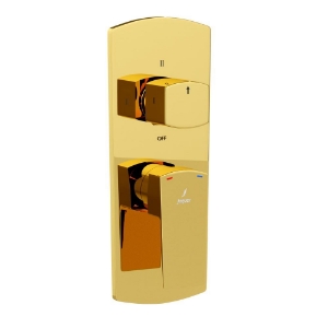 Picture of Mitigeur de douche Aquamaxmonocommande avec inverseur à 3 voies - PVD doré brillant