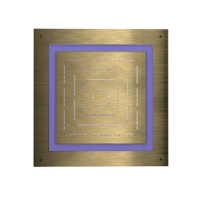 Picture of Douche à fonction unique de forme carrée Maze Prime - Bronze ancien