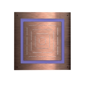Picture of Douche à fonction unique de forme carrée Maze Prime - Cuivre antique