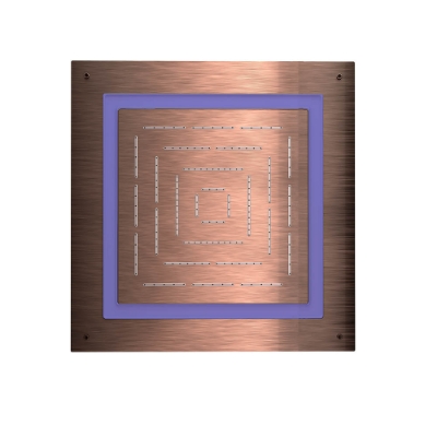 Picture of Maze Prime Square Shape Single Function Shower - Antique Copper
