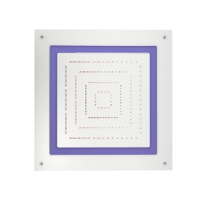 Picture of Douche à fonction unique de forme carrée Maze Prime - Blanc Mat