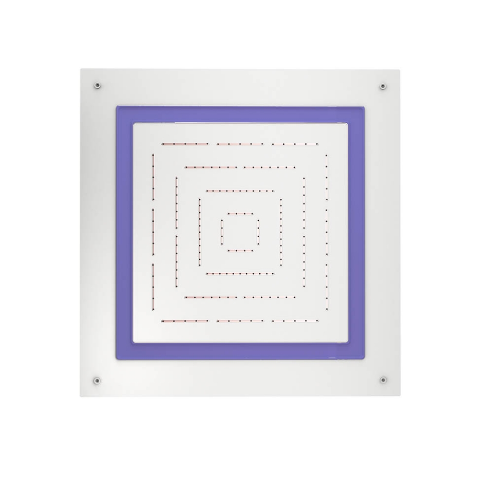 Picture of Maze Prime Square Shape Single Function Shower - White Matt