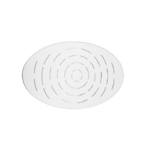 Picture of Douche de tête MAZE de forme ovale à fonction unique - Blanc Mat