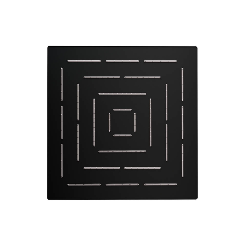 Picture of Square Shape Maze Overhead Shower - Black Matt