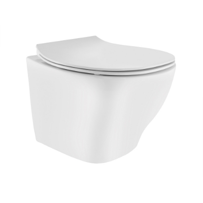 الصورة: مرحاض معلّق بلايند انستاليشن بدون إطار