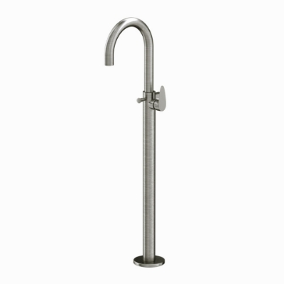 Picture of Vignette Prime Exposed Parts of Floor Mounted Single Lever Bath Mixer - Stainless Steel