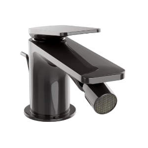 Picture of Single Lever Bidet Mixer with Popup Waste - Black Chrome