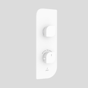 Picture of Mélange de douche thermostatique Aquamax - Blanc Mat