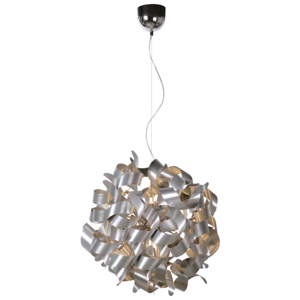 صورة مصباح نجفة بسلاسل منحنية من 12 مصباحًا