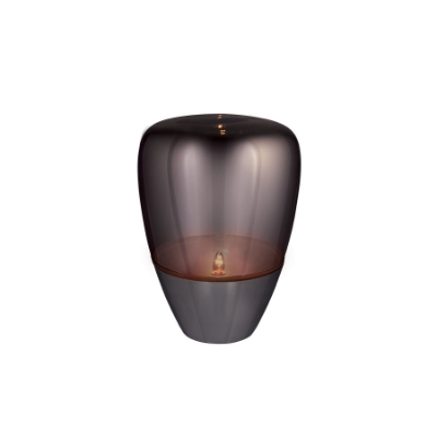 الصورة: مصباح منضدة باللون الرمادي الدخاني