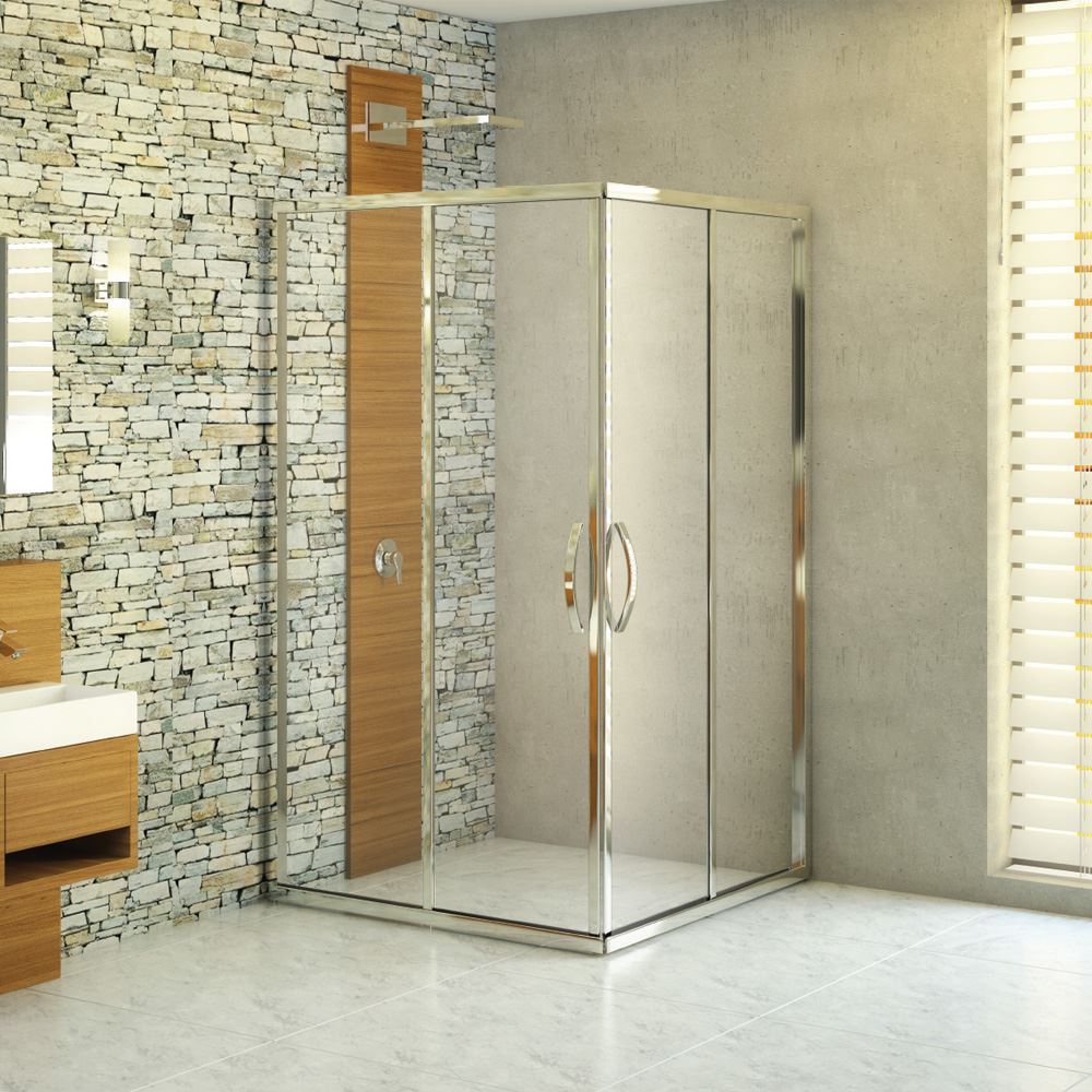 Enna 10001200mm Corner Shower Enc 2 doors Jaquar Global