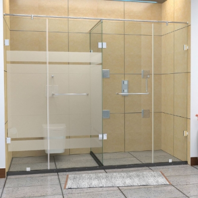 Picture of Cabine de douche en forme de T - (Dimensions : 3000-3400)