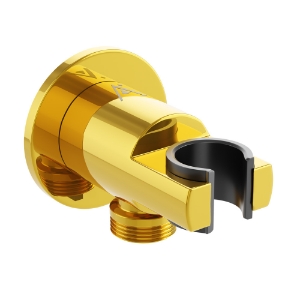 Picture of Round Wall Outlet - Gold Bright PVD