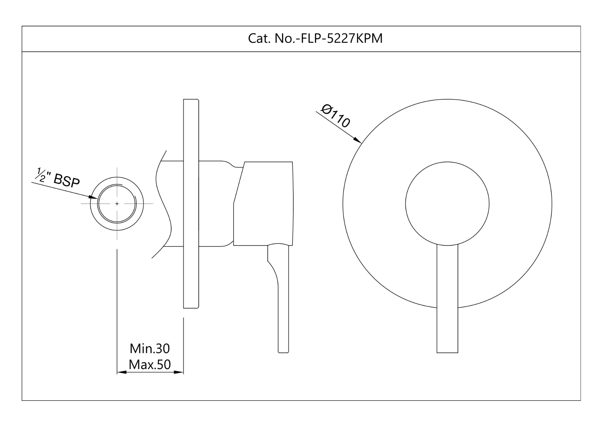 inwall-manual-valve-exposed-part-florentine-prime-jaquar-global