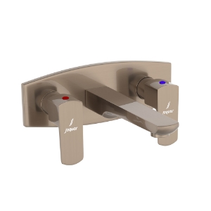 Picture of 3 Hole Basin Mixer Wall Mounted - Gold Dust