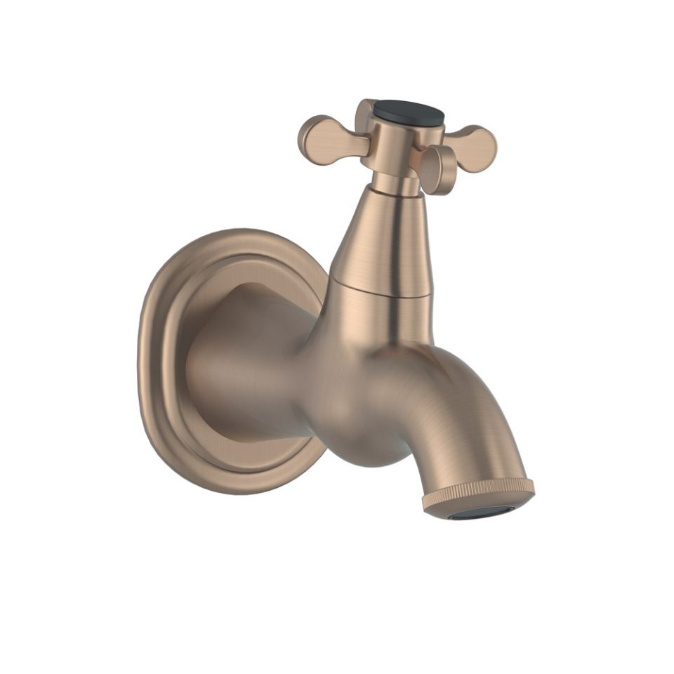 Picture of Bib Tap with Wall Flange - Gold Dust