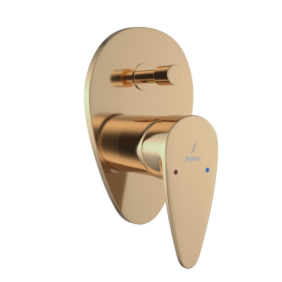 Picture of Single Lever In-wall Diverter - Auric Gold