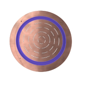 Picture of Douche à fonction unique de forme ronde Maze Prime - Cuivre antique