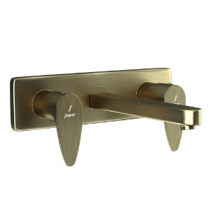 Immagine di 3 Hole Basin Mixer Wall Mounted - Antique Bronze