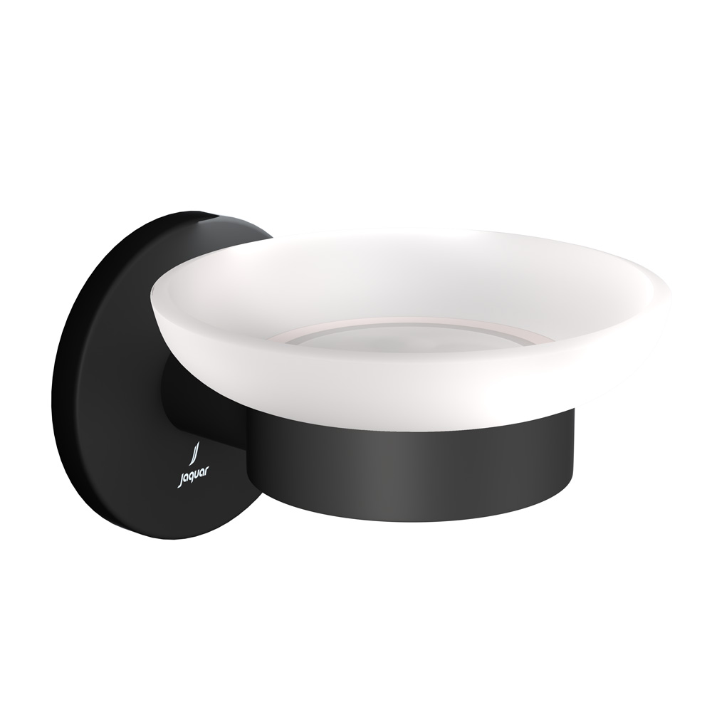 Continental Black Matt Wall Soap Dish Holder | Jaquar Global