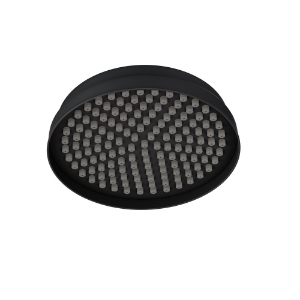 Picture of Pomme de douche victorienne ronde - Noir Mat