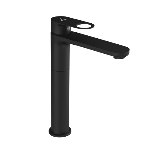 Immagine di Single Lever High Neck Basin Mixer - Black Matt