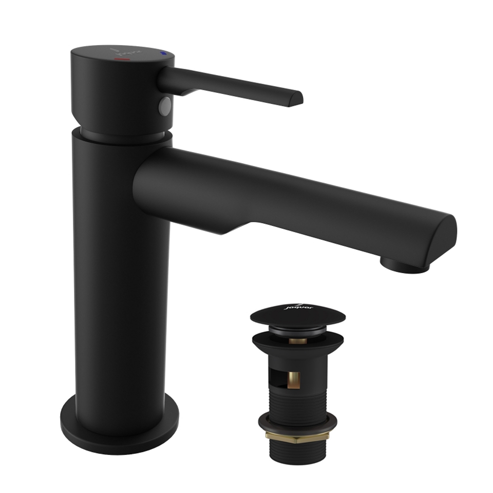 Picture of Single Lever Basin Mixer  - Black Matt