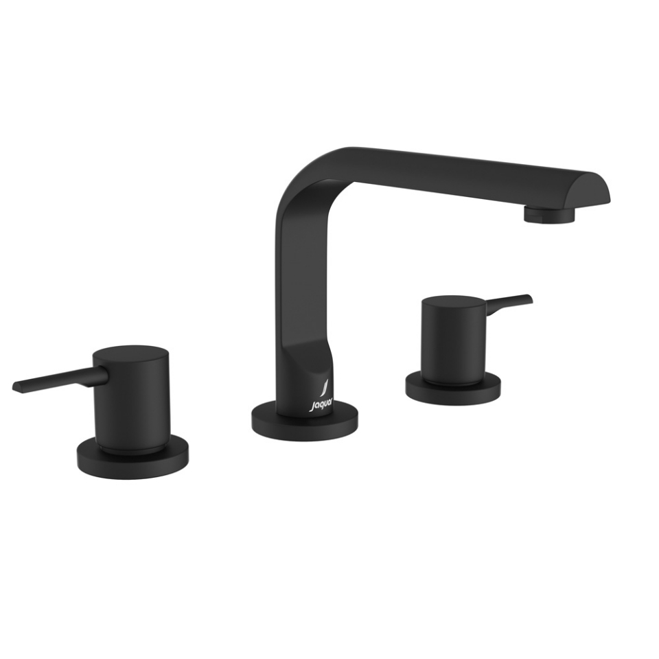 Picture of 3 hole Basin Mixer - Black Matt