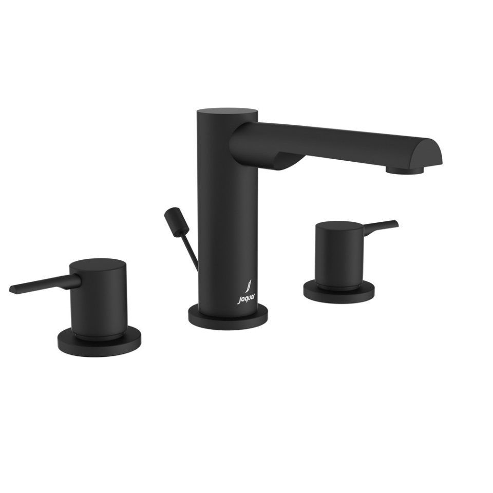 Picture of 3 hole Basin Mixer - Black Matt