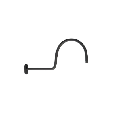 الصورة: ذراع شاور فيكتورين - أسود مطفي