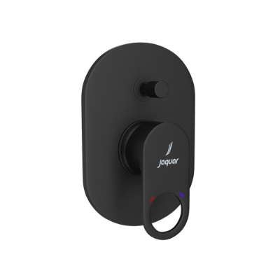 الصورة: محول داخل الحائط بذراع واحد - أسود مطفي