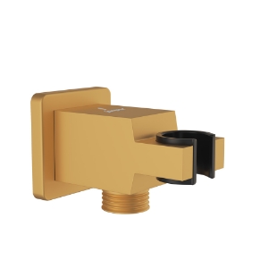 Picture of Square Wall Outlet - Gold Matt PVD