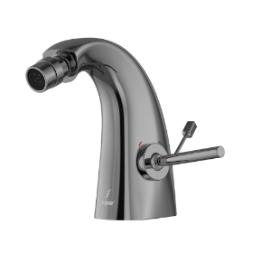 Picture of Mitigeur de bidet monocommande  avec vidage Popup - Chrome noir