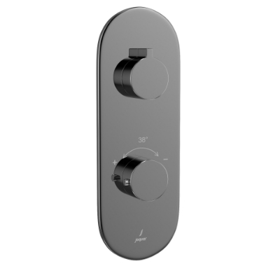 الصورة: خلاط شاور حراري أكواماكس - كروم أسود