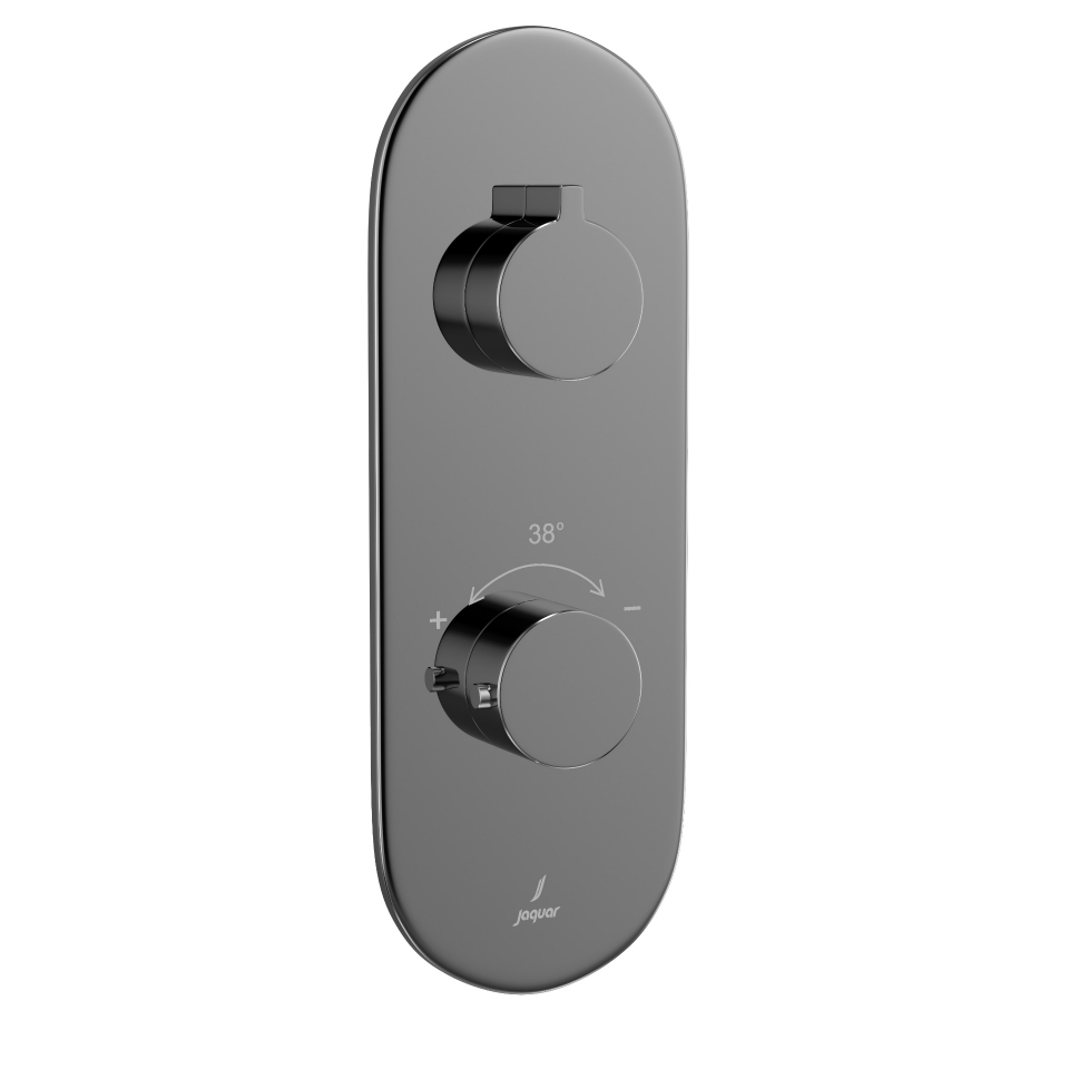 صورة خلاط شاور حراري أكواماكس - كروم أسود