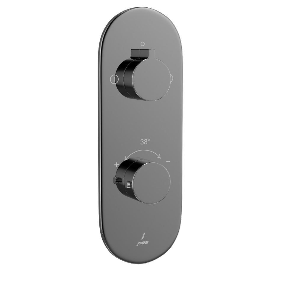 صورة خلاط شاور حراري أكواماكس - كروم أسود