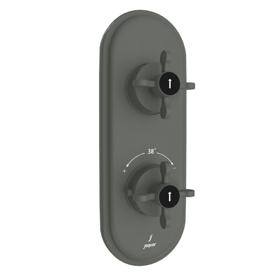 صورة خلاط شاور حراري أكواماكس - جرافيت