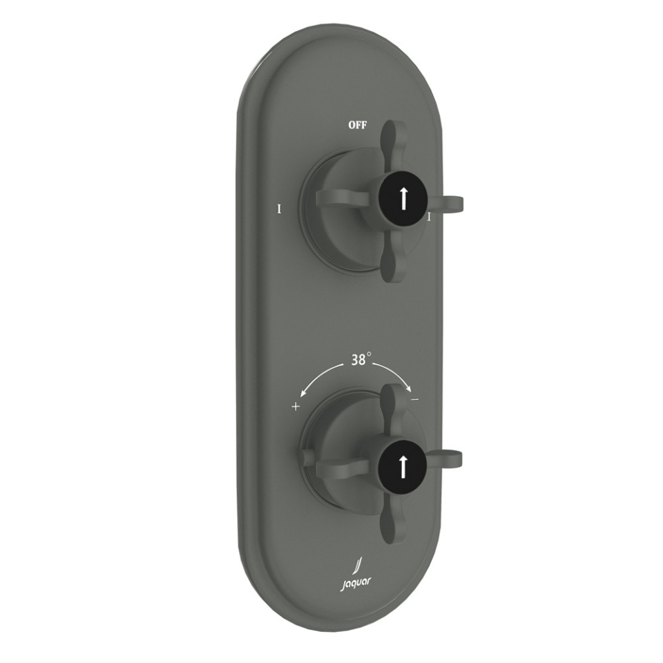 صورة خلاط شاور حراري أكواماكس - جرافيت