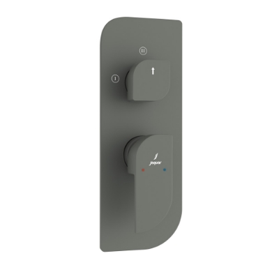 الصورة: خلاط شاور بذراع واحد أكواماكس بمحول ثلاثي الاتجاهات - جرافيت