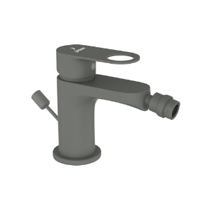 Picture of Single Lever Bidet Mixer with Popup Waste - Graphite